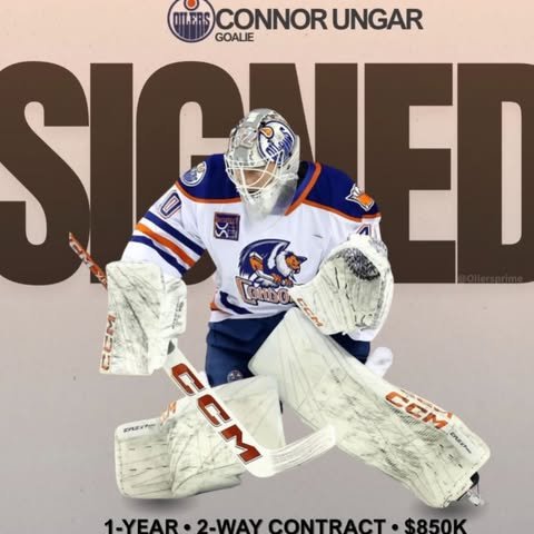 Connor Ungar signs with the Oilers